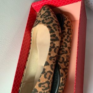 Cheetah print flats
